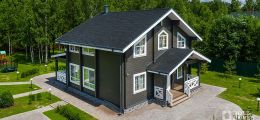 Дом из клееного бруса в стиле минимализм по проекту Веймар - фото 13 на сайте Holz House